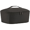 Термосумка Coolerbag M, черная с нанесением логотипа