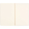 Записная книжка Moleskine Classic Large, в линейку, белая с нанесением логотипа