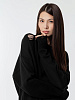 Джемпер оверсайз унисекс Grunge в сумке, черный с нанесением логотипа