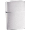 Зажигалка Zippo Classic Brushed, серебристая с нанесением логотипа
