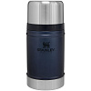 Термос для еды Stanley Classic 700, синий с нанесением логотипа