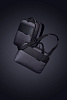 Сумка для ноутбука Qibyte Laptop Bag, темно-серая с черными вставками с нанесением логотипа