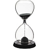 Магнитный антистресс Elusive Time, черный с нанесением логотипа