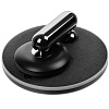 Универсальная зарядная станция Power Canvas, черная с нанесением логотипа