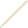 Ручка шариковая Cursive Soft Touch, бежевая с нанесением логотипа