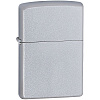 Зажигалка Zippo Classic Satin, серебристая с нанесением логотипа
