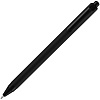 Ручка шариковая Cursive Soft Touch, черная с нанесением логотипа