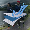 Водонепроницаемые носки Running Lite, черные с красным с нанесением логотипа