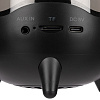Беспроводная колонка с подсветкой soundFlicker, черная с нанесением логотипа
