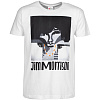 Футболка «Меламед. Jim Morrison», белая с нанесением логотипа