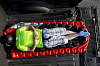 Надувной коврик Insulated Static V Luxe, красный с нанесением логотипа