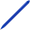 Ручка шариковая Cursive Soft Touch, синяя с нанесением логотипа