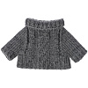 Свитер для мягкой игрушки Snugget, темно-серый с нанесением логотипа