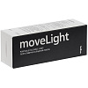 Переносная складная лампа moveLight, белая с нанесением логотипа