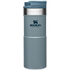 Термокружка Stanley Classic Neverleak 350, голубая с нанесением логотипа