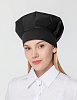 Колпак поварской Cookery, черный с нанесением логотипа
