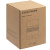 Термос для еды Takk Pappa, черный с нанесением логотипа