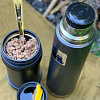 Термос Thermos Thermocafe HAMFK500, серый с нанесением логотипа