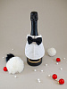 Аксессуар для бутылки Black Tie с нанесением логотипа