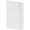Записная книжка Moleskine Classic Large, в линейку, белая с нанесением логотипа