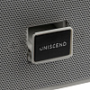 Беспроводная стереоколонка Uniscend Roombox, светло-серая с нанесением логотипа