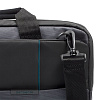 Сумка для ноутбука Qibyte Laptop Bag, темно-серая с черными вставками с нанесением логотипа