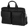 Сумка для ноутбука Santiago Pockets, черная с нанесением логотипа