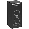 Магнитный антистресс Elusive Time, черный с нанесением логотипа