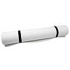 Коврик для фитнеса Tiler, белый с нанесением логотипа