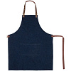 Фартук Denim Team, синий с нанесением логотипа